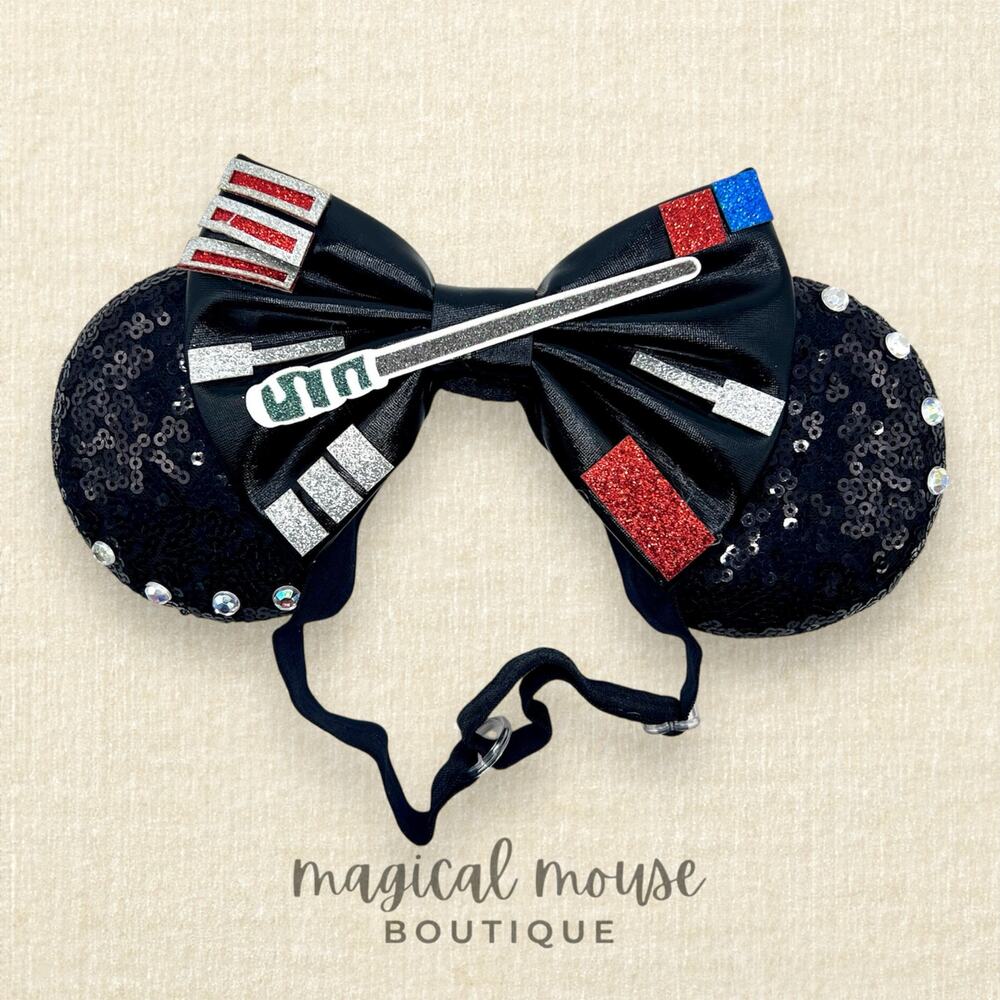 Elastic Darth Vader Minnie Ears | Disney Star Wars-Inspired Mouse Ears